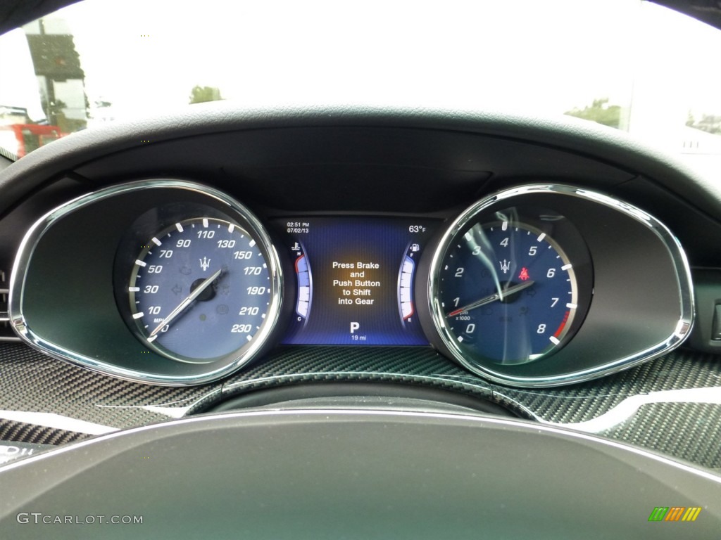 2014 Maserati Quattroporte GTS Gauges Photo #83013152