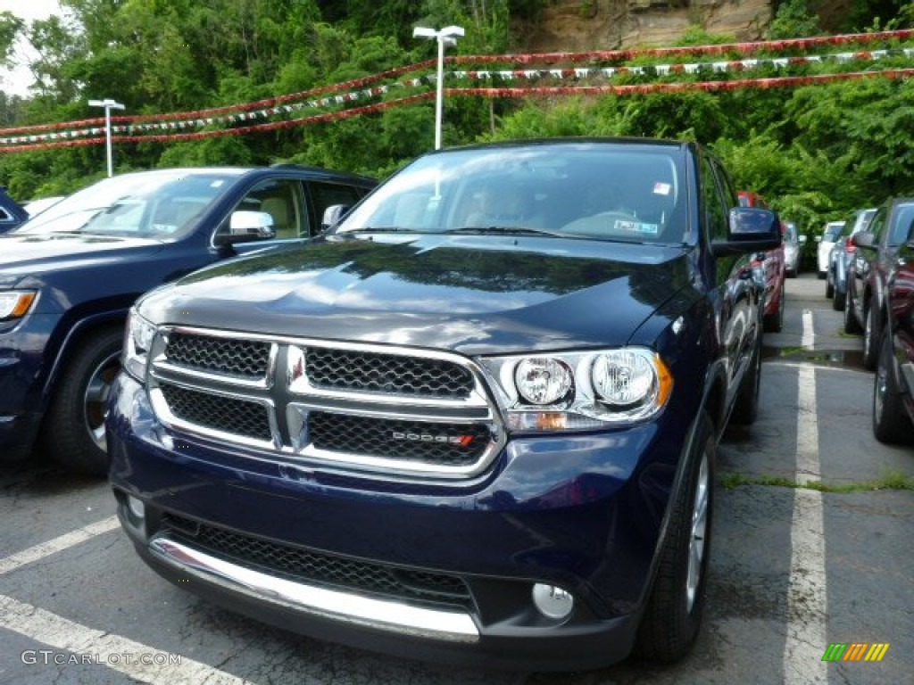 2013 Durango SXT AWD - True Blue Pearl / Dark Graystone/Medium Graystone photo #1