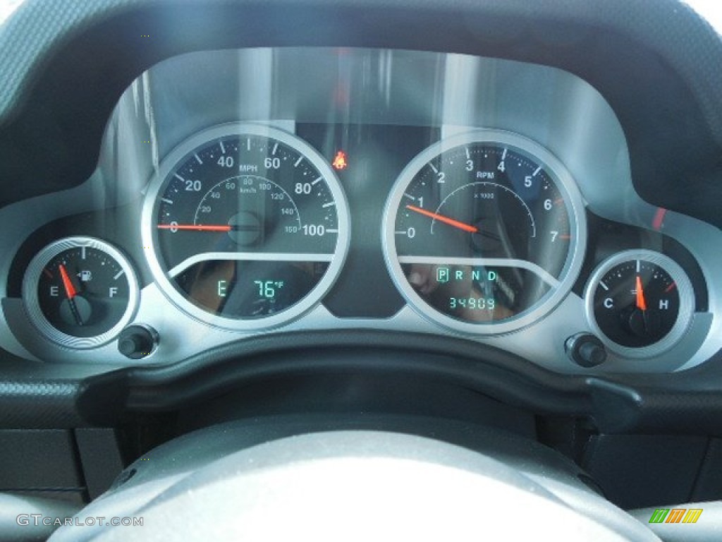 2010 Jeep Wrangler Unlimited Sport 4x4 Gauges Photos