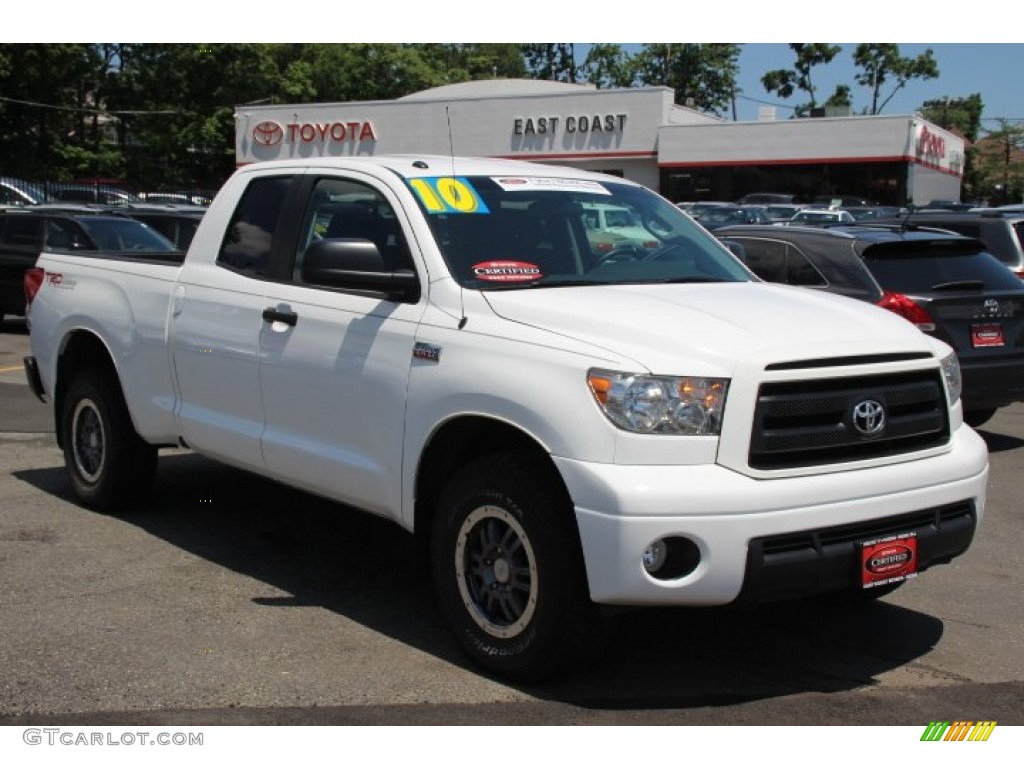 2010 Tundra TRD Rock Warrior Double Cab 4x4 - Silver Sky Metallic / Black photo #1