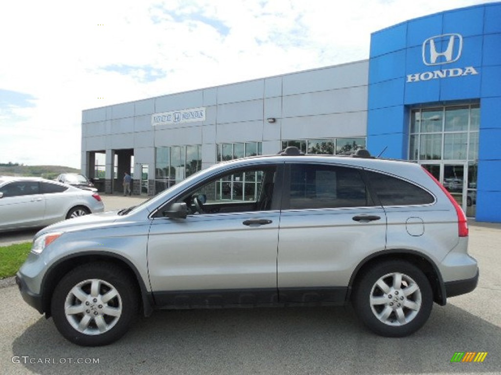 2008 CR-V EX 4WD - Whistler Silver Metallic / Black photo #2