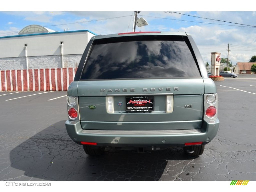 2006 Range Rover HSE - Giverny Green Metallic / Sand/Jet photo #6