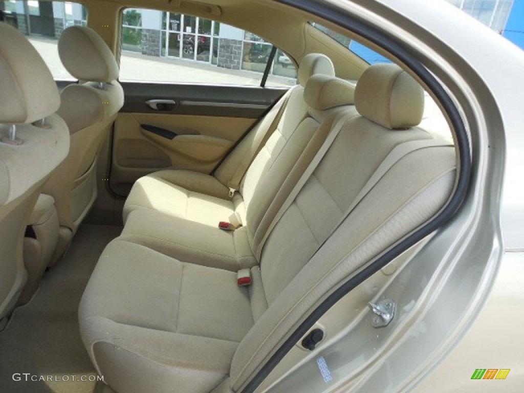 2007 Civic EX Sedan - Borrego Beige Metallic / Ivory photo #8