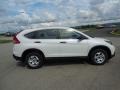 2013 White Diamond Pearl Honda CR-V LX AWD  photo #4