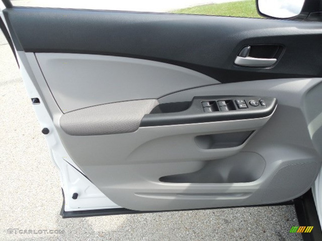 2013 CR-V LX AWD - White Diamond Pearl / Gray photo #6
