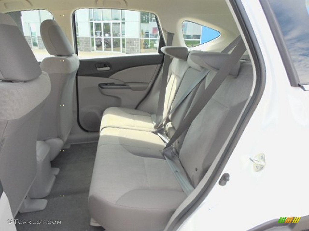2013 CR-V LX AWD - White Diamond Pearl / Gray photo #8
