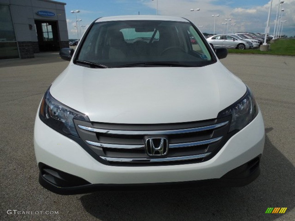 2013 CR-V LX AWD - White Diamond Pearl / Gray photo #19