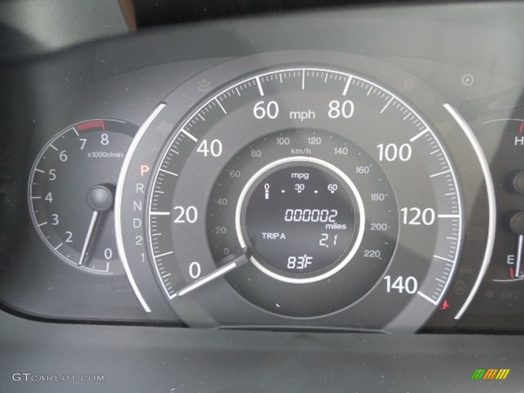 2013 CR-V LX AWD - White Diamond Pearl / Gray photo #20