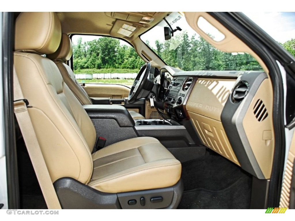2011 Ford F250 Super Duty Lariat Crew Cab 4x4 Front Seat Photo #83016108