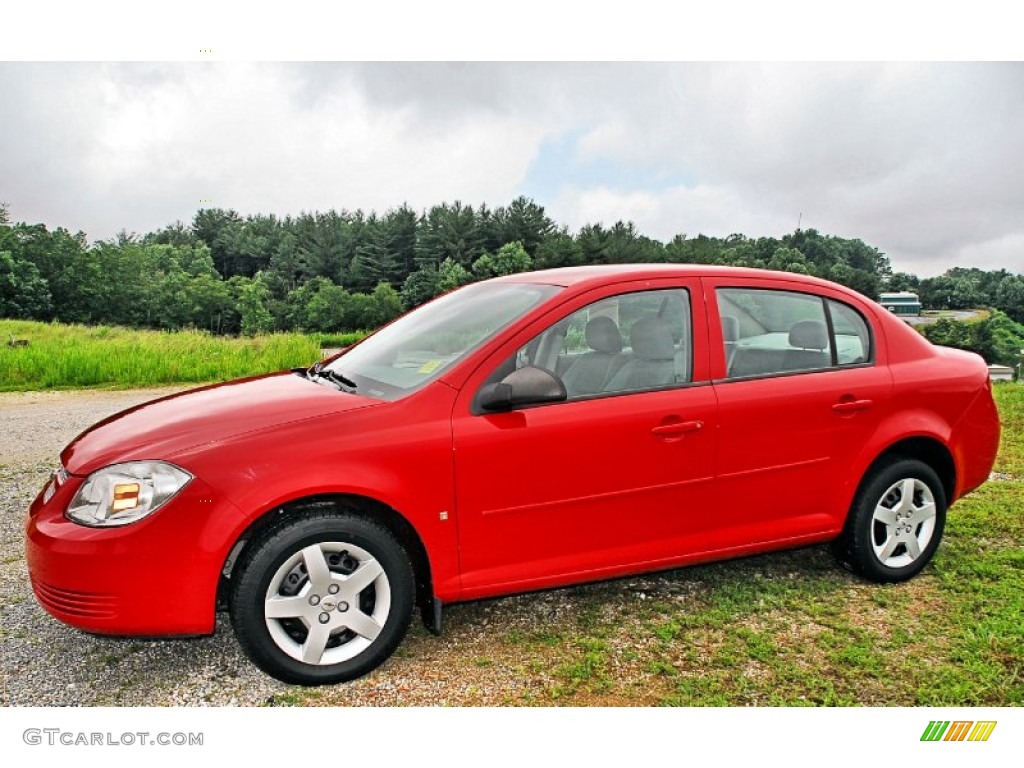 Victory Red 2008 Chevrolet Cobalt LS Sedan Exterior Photo #83016317