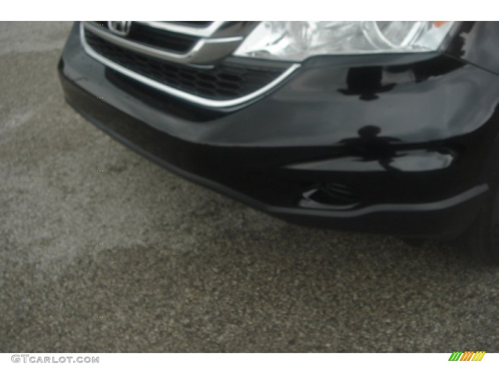 2011 CR-V EX 4WD - Crystal Black Pearl / Black photo #25