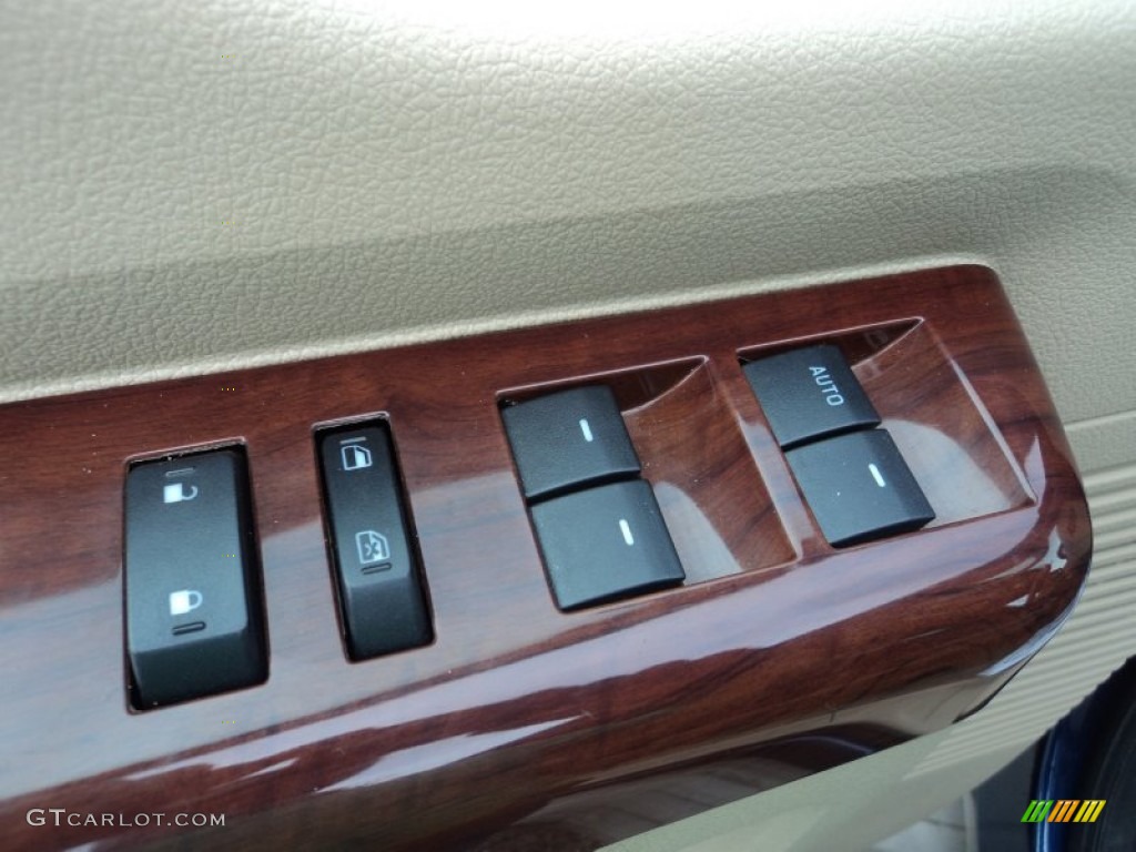 2008 F350 Super Duty King Ranch Crew Cab 4x4 Dually - Dark Blue Pearl Metallic / Chaparral Brown photo #6