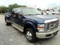 2008 Dark Blue Pearl Metallic Ford F350 Super Duty King Ranch Crew Cab 4x4 Dually  photo #36