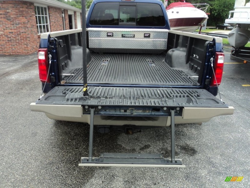 2008 F350 Super Duty King Ranch Crew Cab 4x4 Dually - Dark Blue Pearl Metallic / Chaparral Brown photo #46