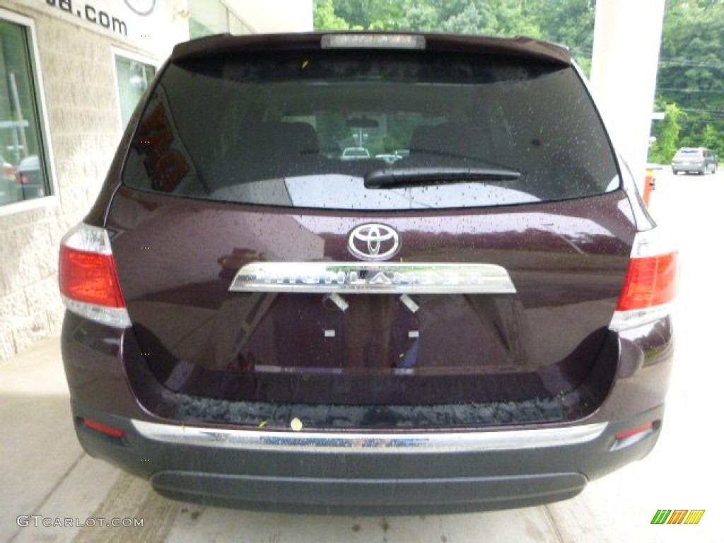 2013 Highlander V6 - Sizzling Crimson Mica / Sand Beige photo #3