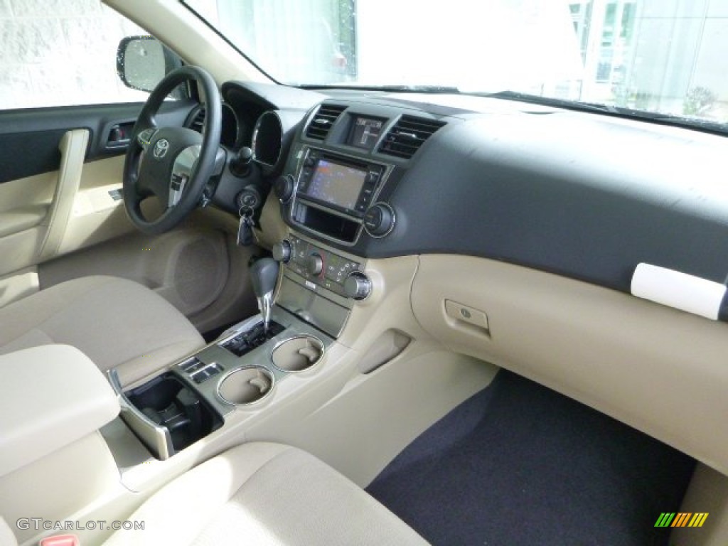 2013 Highlander V6 - Sizzling Crimson Mica / Sand Beige photo #10