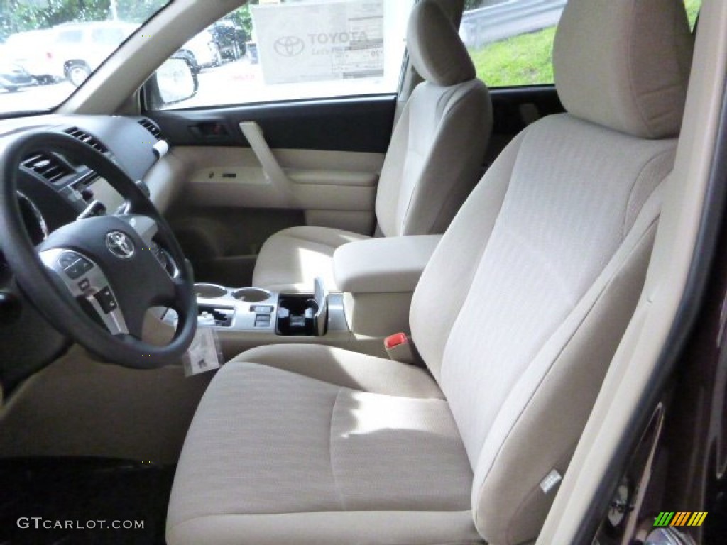 2013 Highlander V6 - Sizzling Crimson Mica / Sand Beige photo #13