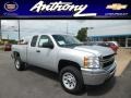 Silver Ice Metallic 2013 Chevrolet Silverado 2500HD Work Truck Extended Cab 4x4