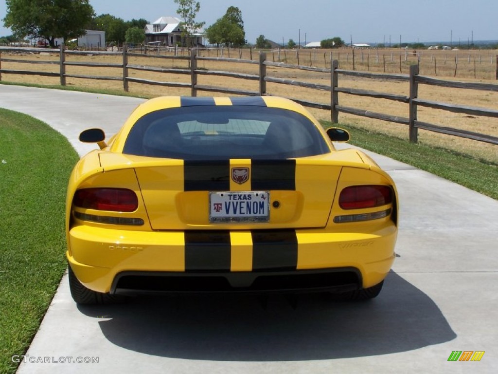 2006 Viper SRT-10 Coupe - Viper Race Yellow / Black/Black photo #5