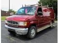 2000 Toreador Red Metallic Ford E Series Van E350 Commercial #83017502