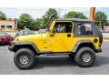 2001 Solar Yellow Jeep Wrangler Sport 4x4  photo #3