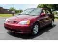 2003 Radiant Ruby Pearl Honda Civic EX Sedan #83017498