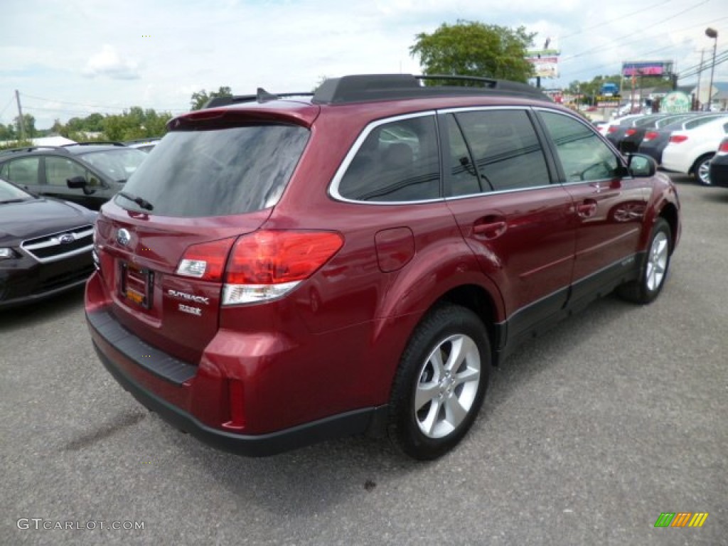 2014 Outback 2.5i Limited - Venetian Red Pearl / Ivory photo #6
