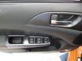 STi Black Alcantara/Carbon Black 2013 Subaru Impreza WRX STi 4 Door Orange Special Edition Door Panel