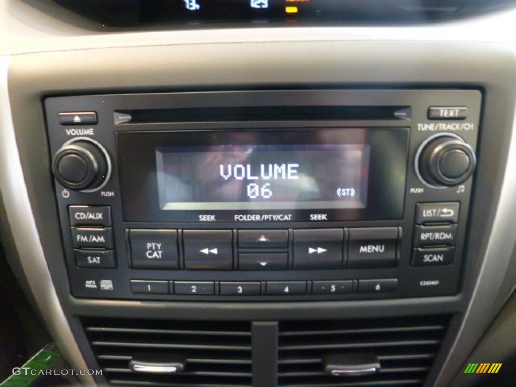 2013 Subaru Impreza WRX STi 4 Door Orange Special Edition Audio System Photos