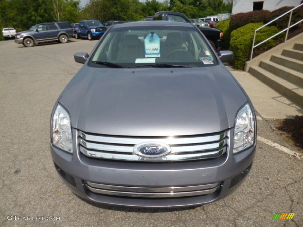 2007 Fusion SE V6 AWD - Tungsten Grey Metallic / Light Stone photo #3