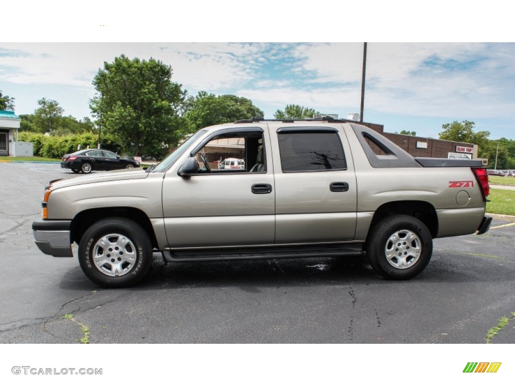 2003 Avalanche 1500 Z71 4x4 - Light Pewter Metallic / Dark Charcoal photo #3