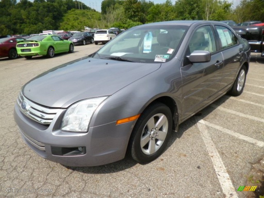 2007 Fusion SE V6 AWD - Tungsten Grey Metallic / Light Stone photo #4