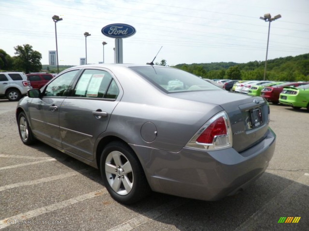 2007 Fusion SE V6 AWD - Tungsten Grey Metallic / Light Stone photo #5