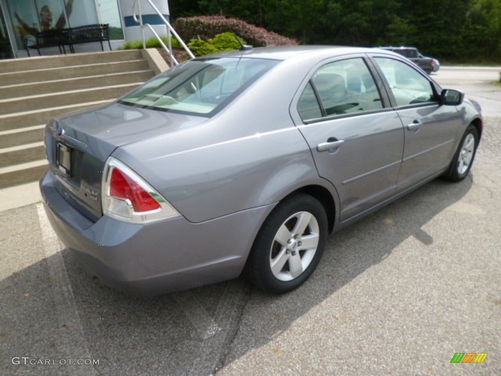 2007 Fusion SE V6 AWD - Tungsten Grey Metallic / Light Stone photo #7