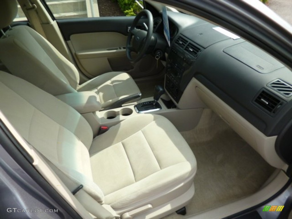 2007 Fusion SE V6 AWD - Tungsten Grey Metallic / Light Stone photo #9