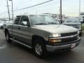 1999 Light Pewter Metallic Chevrolet Silverado 1500 LS Extended Cab 4x4  photo #1