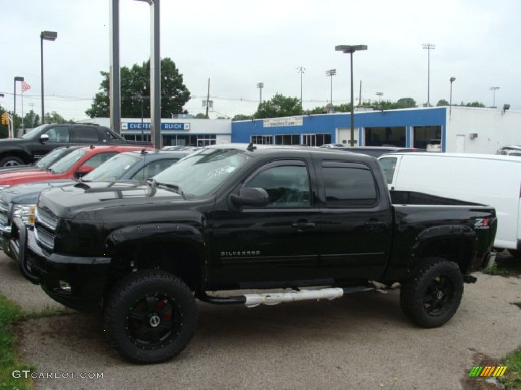 2013 Silverado 1500 LT Crew Cab 4x4 - Black / Ebony photo #1