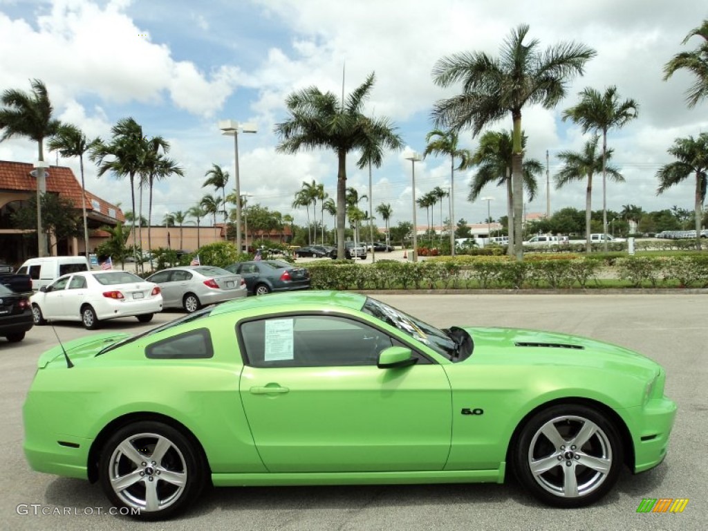 Gotta Have It Green 2013 Ford Mustang GT Premium Coupe Exterior Photo #83023182