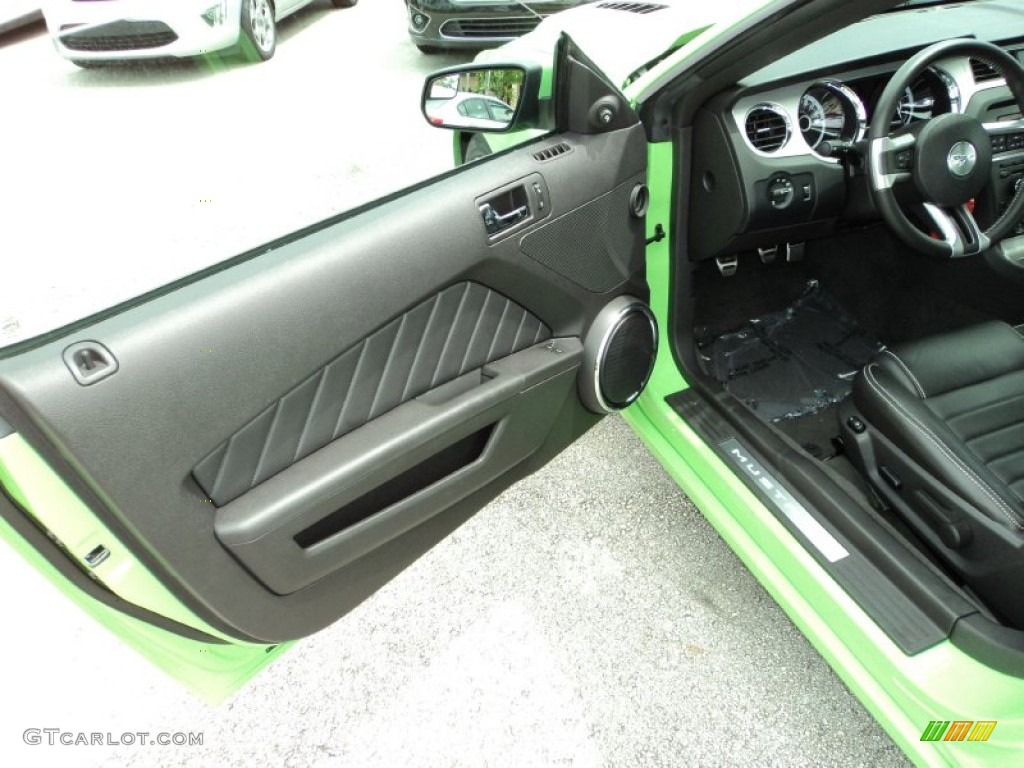 2013 Mustang GT Premium Coupe - Gotta Have It Green / Charcoal Black photo #17