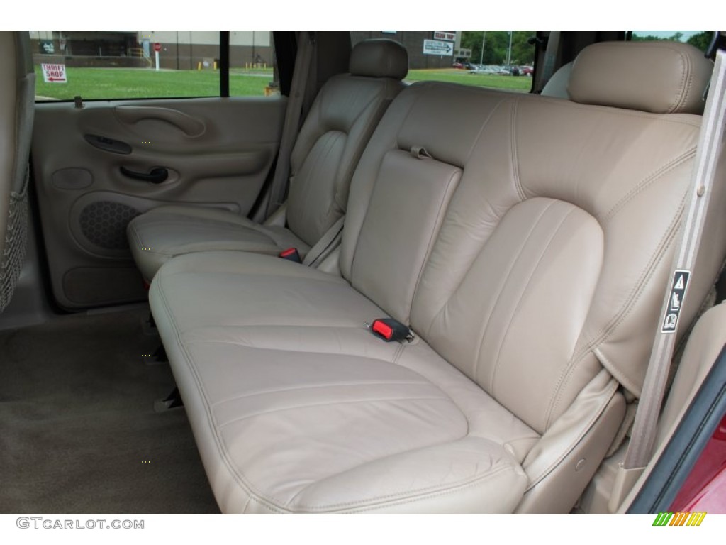 1999 Expedition Eddie Bauer 4x4 - Laser Red Metallic / Medium Prairie Tan photo #18