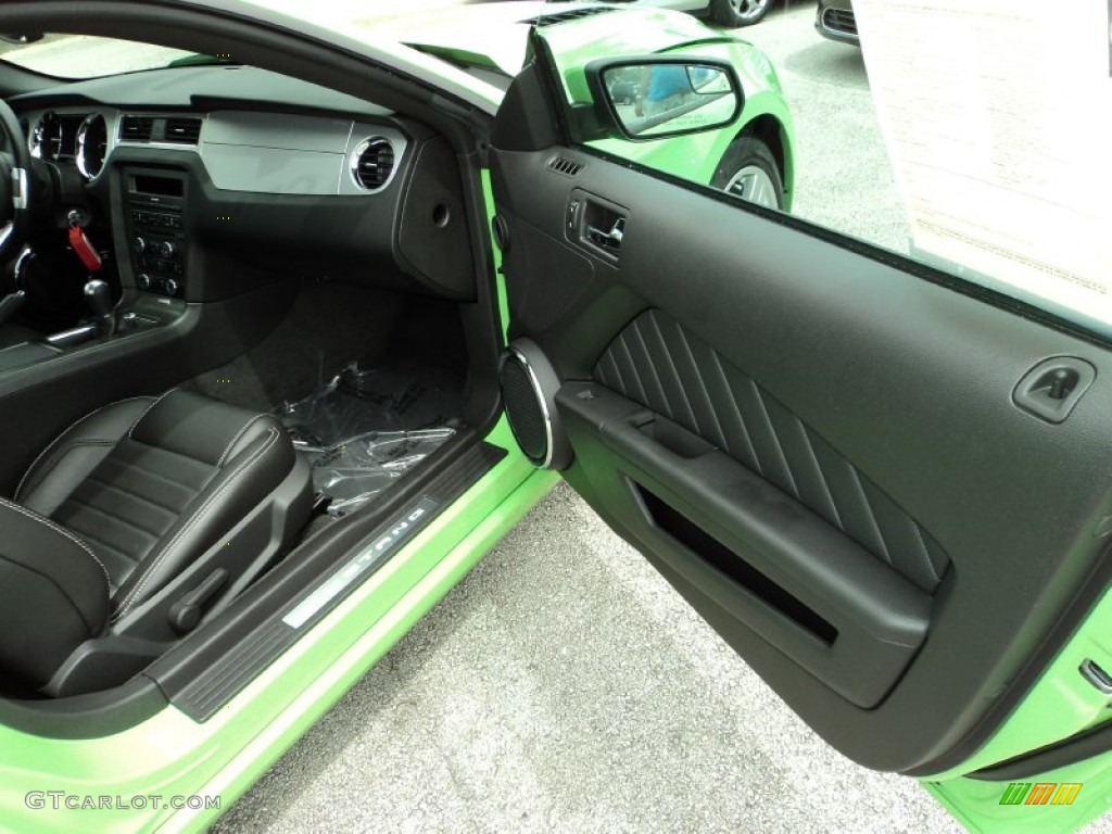 2013 Mustang GT Premium Coupe - Gotta Have It Green / Charcoal Black photo #20