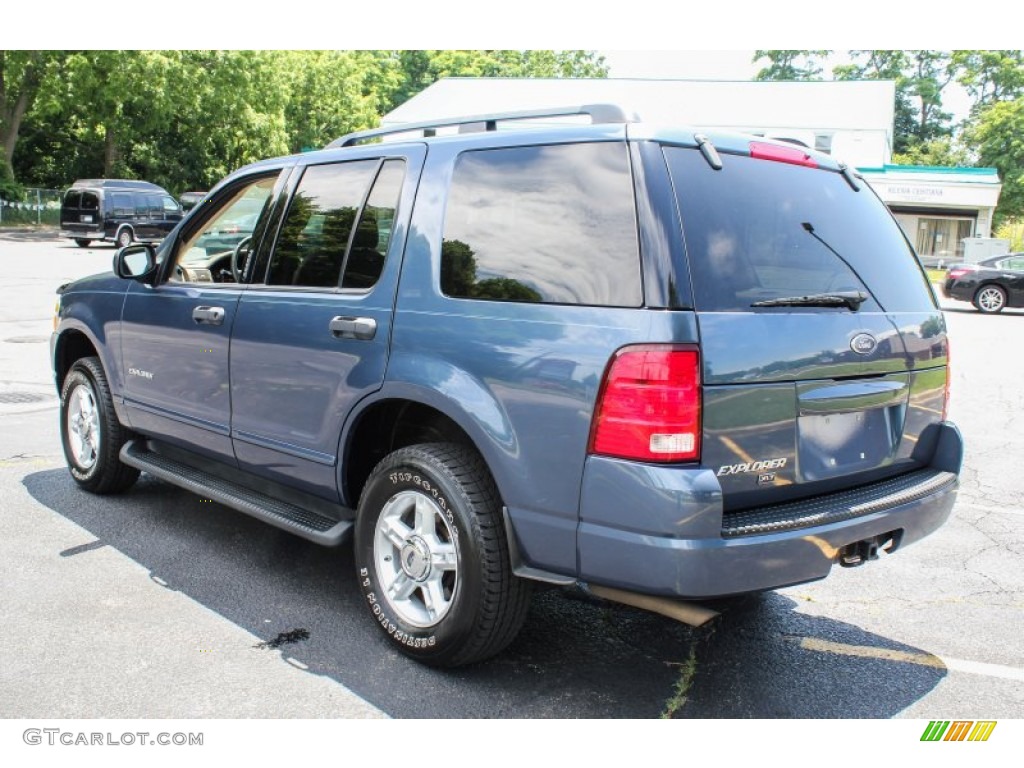 2004 Explorer XLT 4x4 - Medium Wedgewood Blue Metallic / Medium Parchment photo #4