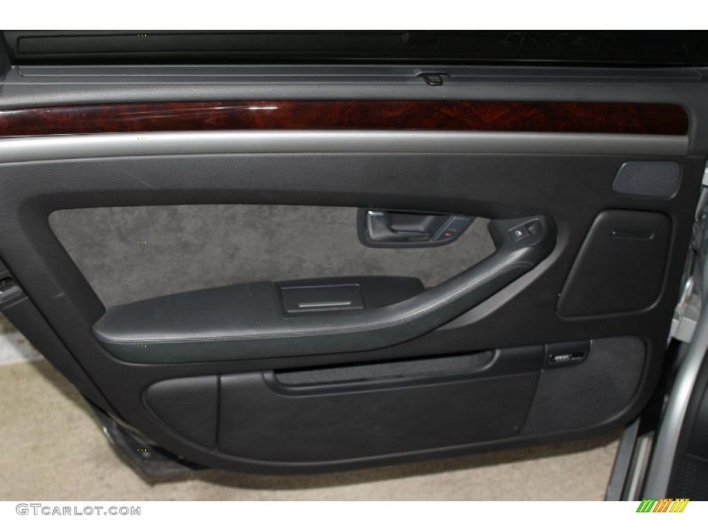 2007 A8 L 4.2 quattro - Light Silver Metallic / Black photo #27