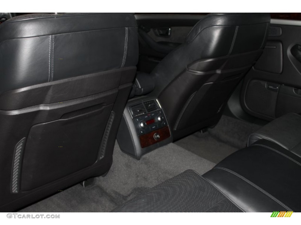 2007 A8 L 4.2 quattro - Light Silver Metallic / Black photo #28