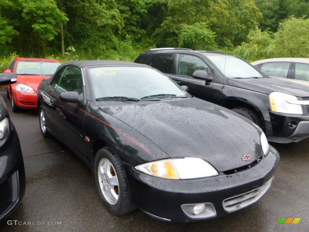 2000 Cavalier Z24 Convertible - Black / Graphite photo #1