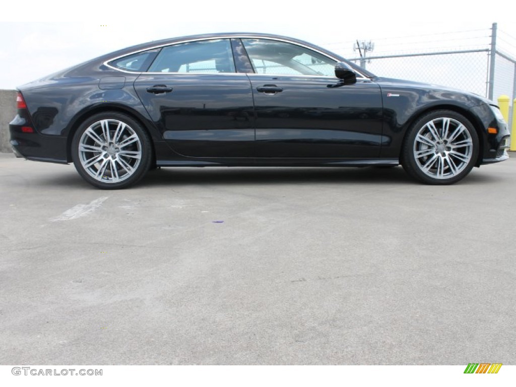 Havanna Black Metallic 2012 Audi A7 3.0T quattro Premium Exterior Photo #83024677