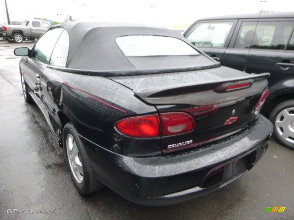 2000 Cavalier Z24 Convertible - Black / Graphite photo #3