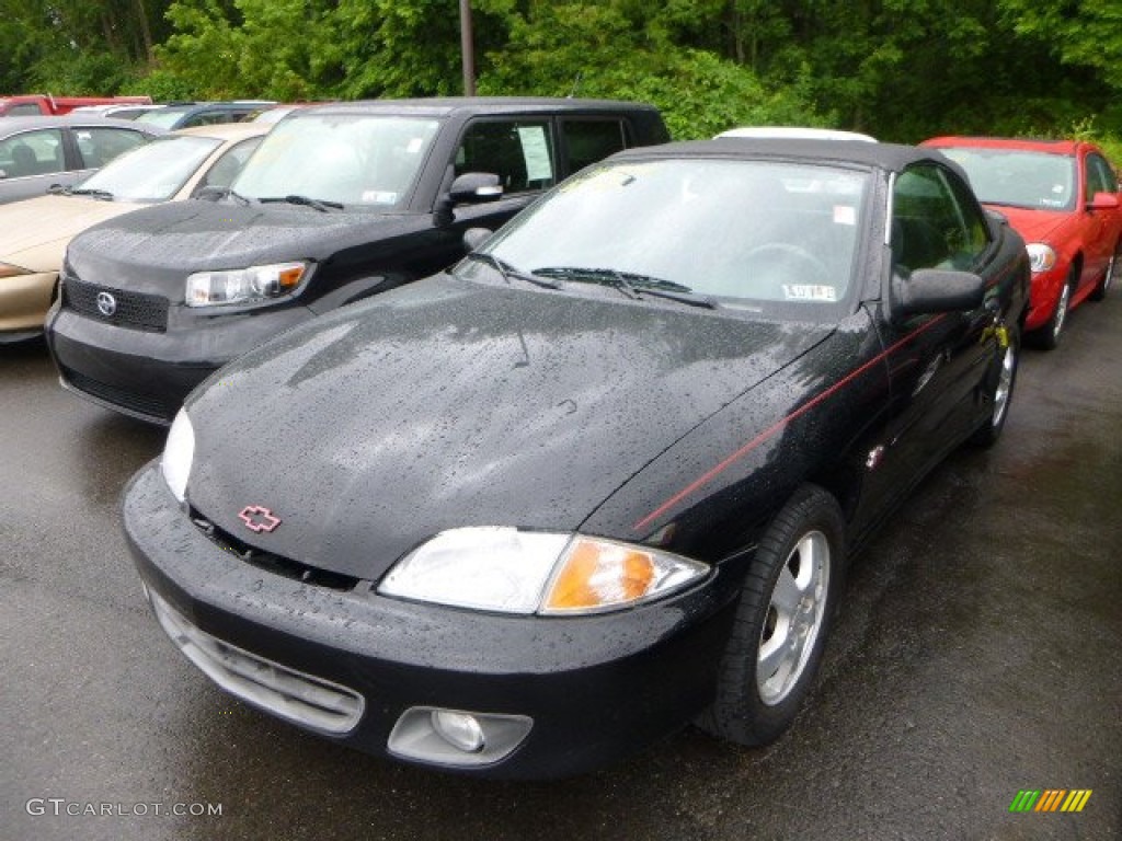 2000 Cavalier Z24 Convertible - Black / Graphite photo #4