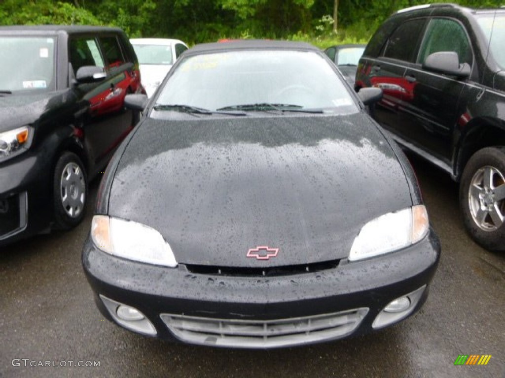 2000 Cavalier Z24 Convertible - Black / Graphite photo #5