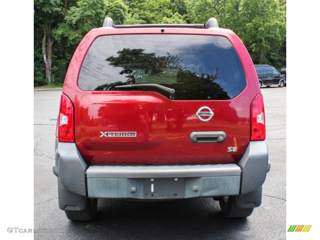 2005 Xterra SE 4x4 - Red Brawn Pearl / Steel/Graphite photo #5